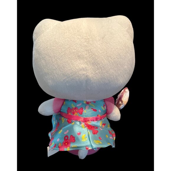 Hello Kitty So Sweet Plush Doll 2013 10" Floral Dress & Candy Accessory - Picture 3 of 5